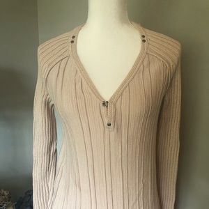 Free People blush long sleeve sweater